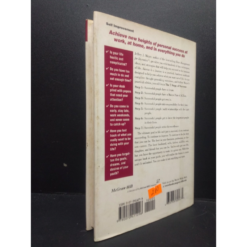 Success is a Journey (bìa cứng) mới 80% ố bẩn HCM0106 Mayer SÁCH NGOẠI VĂN 914698