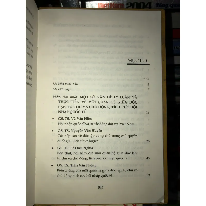 Giữ vững độc lập, tự chủ trong hội nhập quốc tế - GS. TS. Vũ Văn Hiền 755952