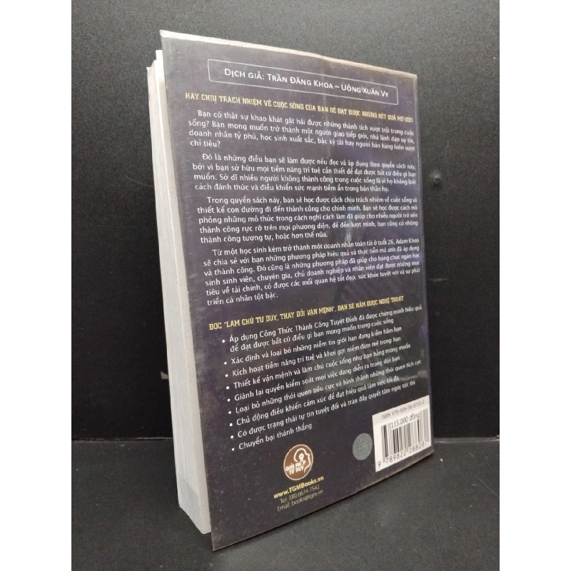 Làm chủ tư duy, thay đổi vận mệnh mới 80% ố 2013 HCM1008 Adam Khoo - Stuart Tan KỸ NĂNG 916486