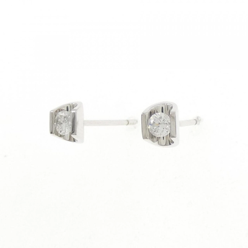 Bông tai kim cương 750WG 0.20CT - Hàng hiệu Authentic 862246