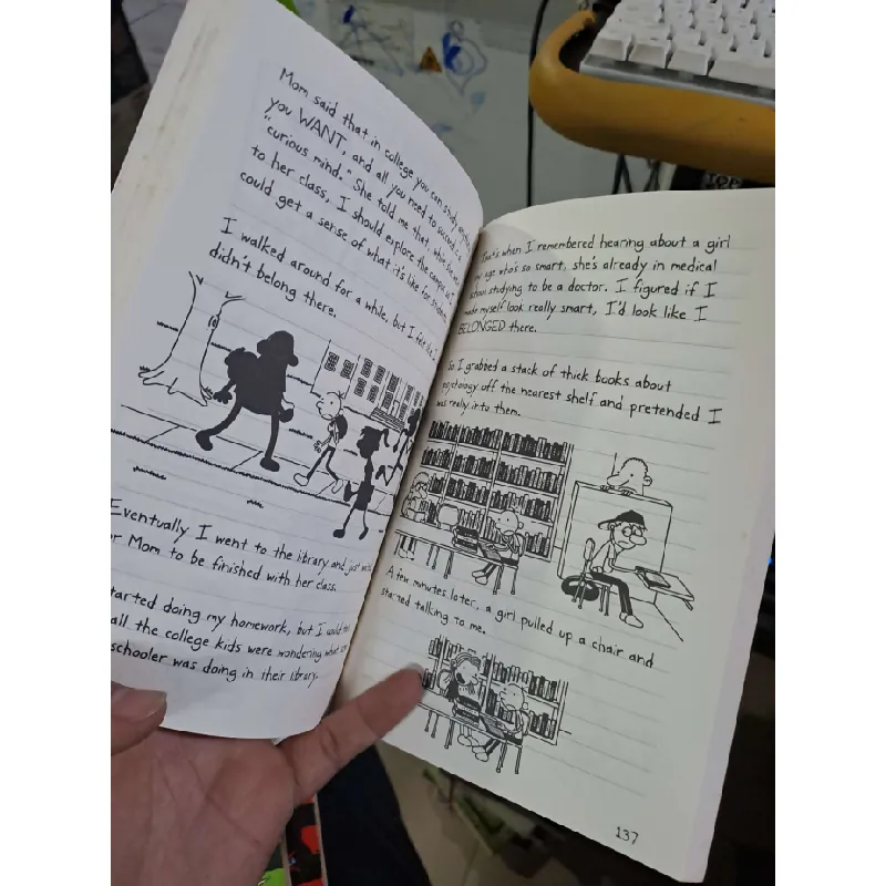 Diary of a wimpy kid double down mới 90% ENGLISH BOOKS HCM1809 560885
