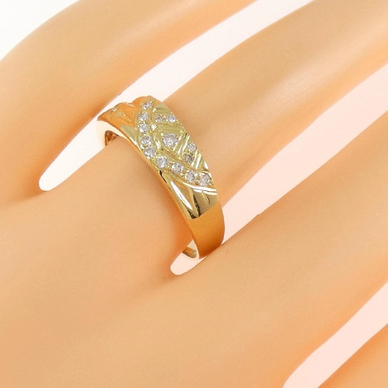 Nhẫn kim cương 750YG - Hàng hiệu Authentic 850519