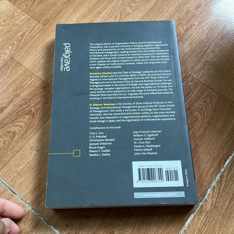 Lý thuyết tổ chức và tập đoàn đa quốc gia  745211