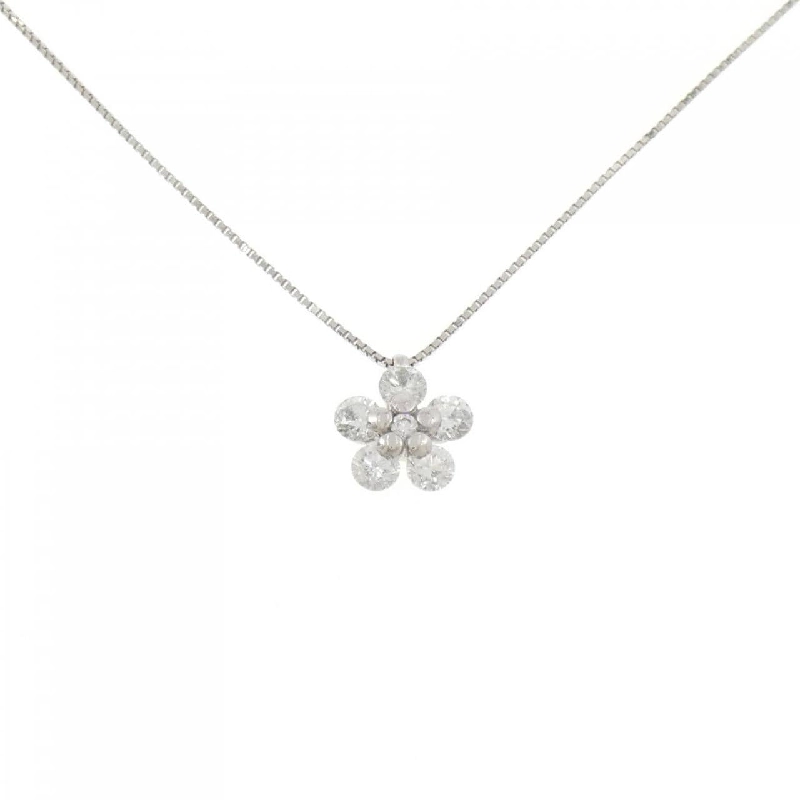 Dây chuyền kim cương hoa PT900/PT850 1.00CT - Hàng hiệu Chính hãng 858101