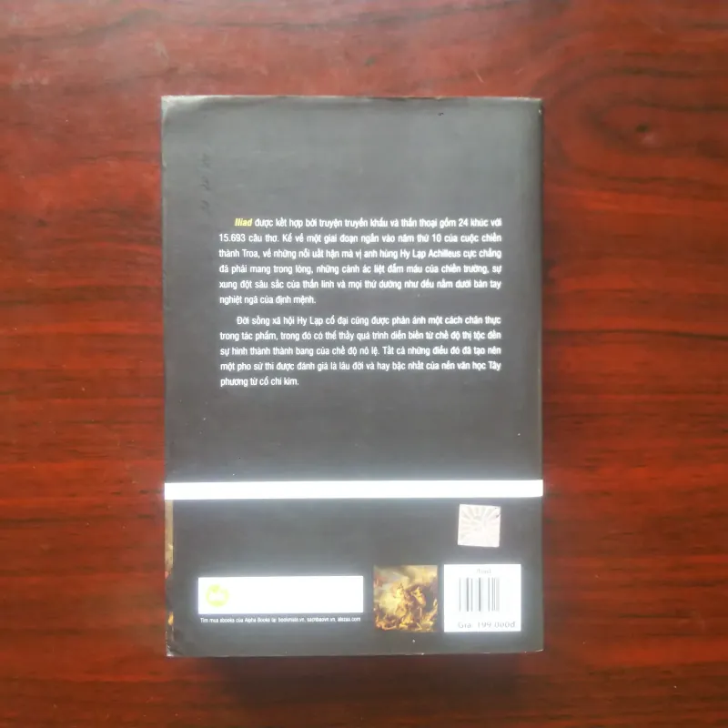 [Sách Văn Học] Iliad (Homer) Thần Thoại Hy Lạp 970202