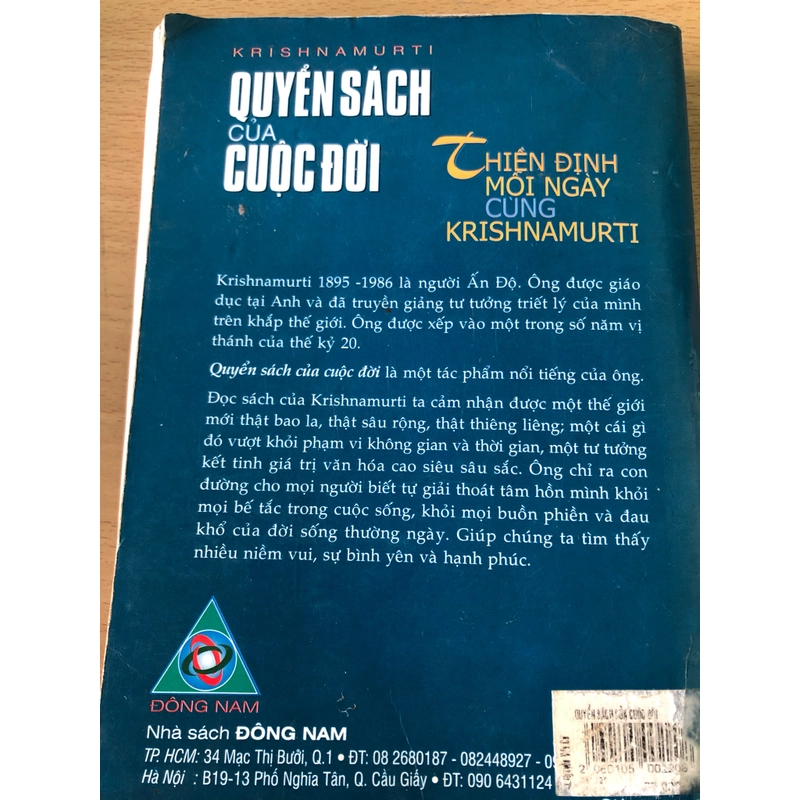 Thiền định mỗi ngày cùng Krishnamurti - Quyển sách của cuộc đời 304703