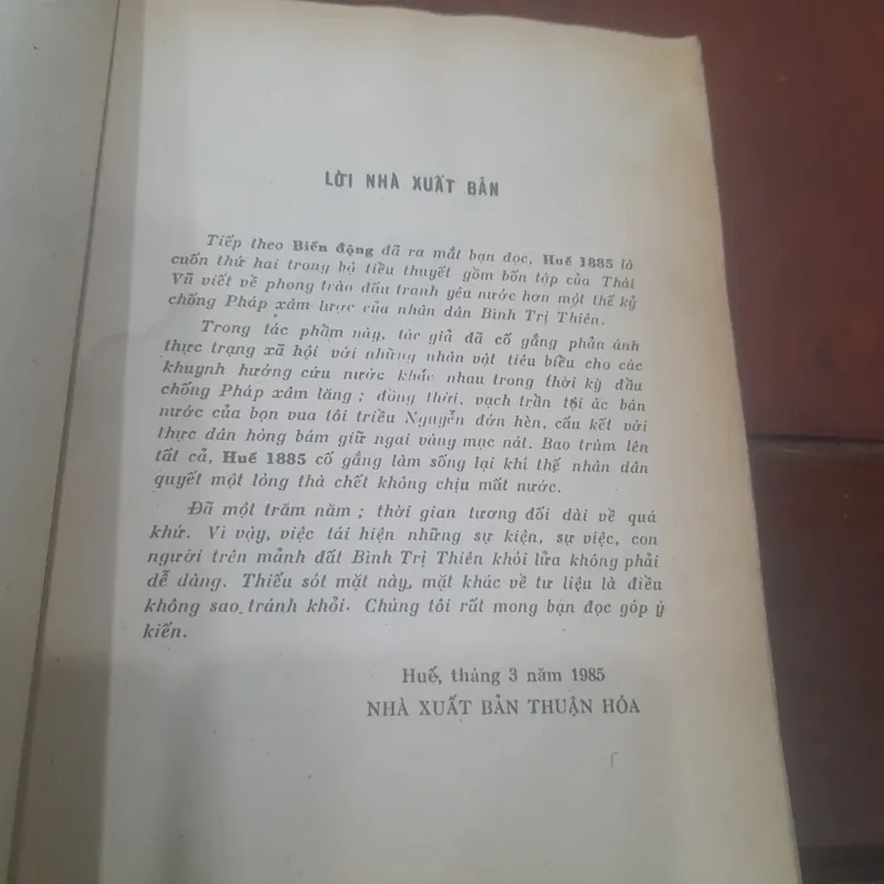 Thái Vũ - HUẾ 1885 (tiểu thuyết lịch sử) 689517