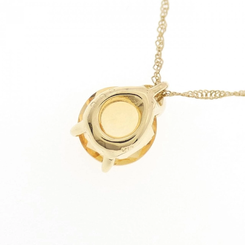 K18YG Mặt dây chuyền Citrine - Hàng hiệu Chính hãng 859849
