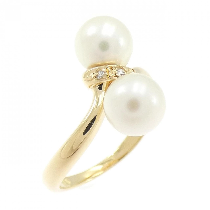 Nhẫn ngọc trai Akoya K18YG - Hàng hiệu Authentic 853212