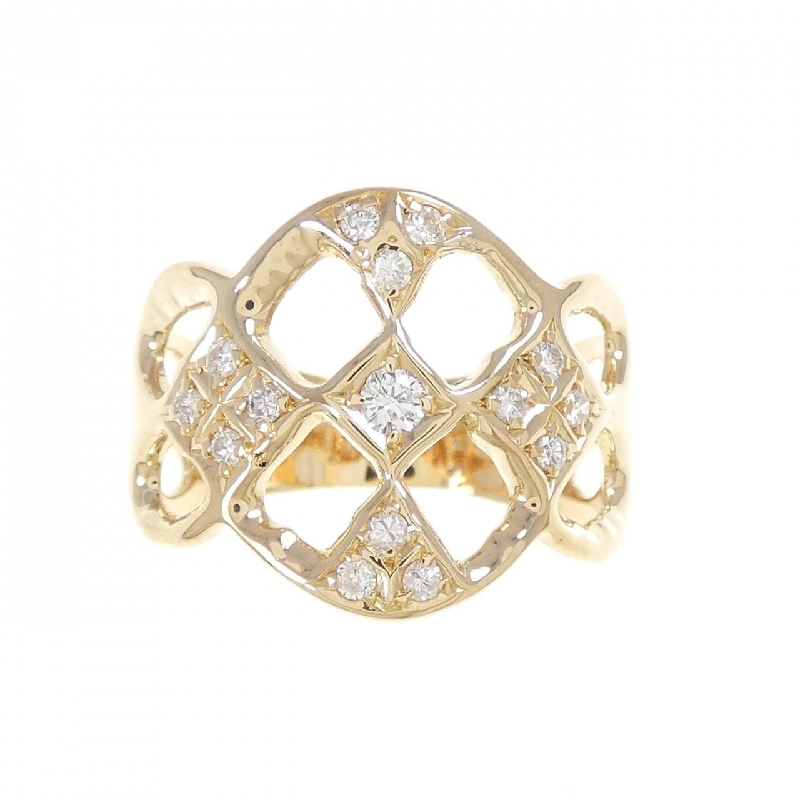 Nhẫn kim cương K18YG 0.3CT - Hàng hiệu Authentic 849495