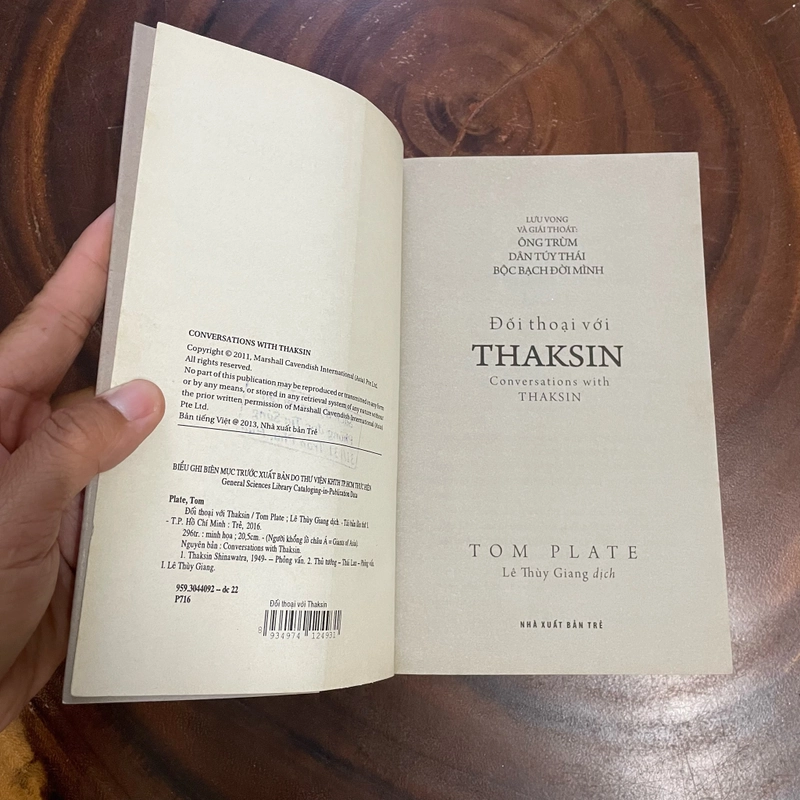 II Tựa sách: Đối Thoại Với THAKSIN - TOM PLATE - 2016 444489