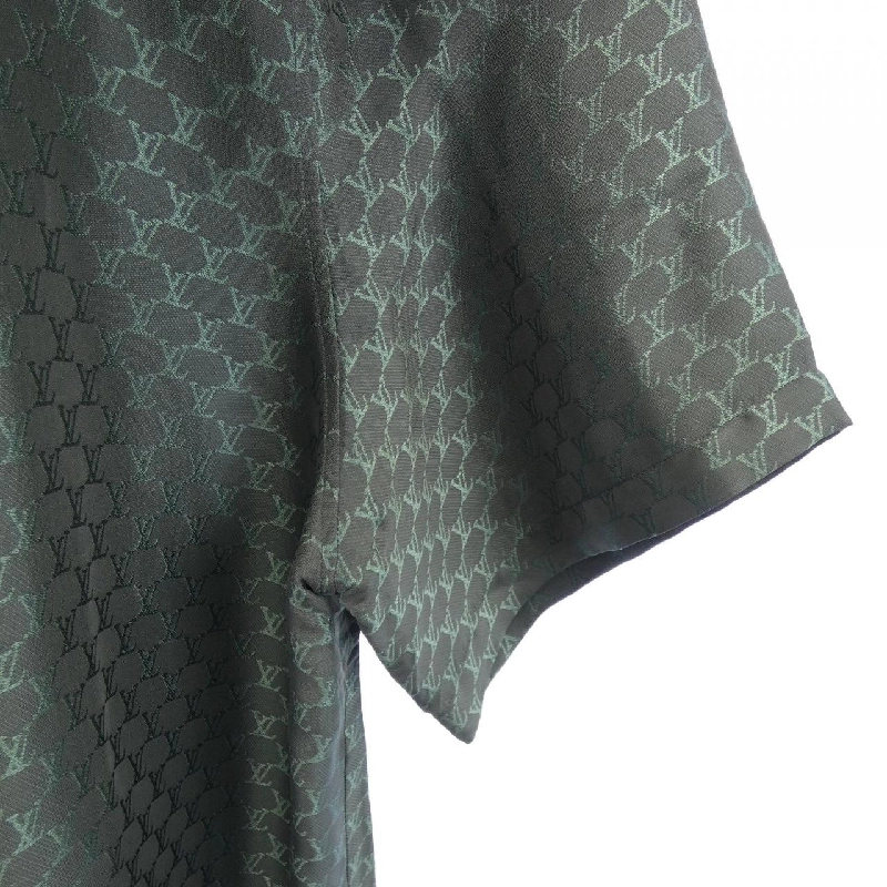 Áo sơ mi ngắn tay lụa jacquard Louis Vuitton HRS30WKSY - Hàng hiệu Authentic 897396