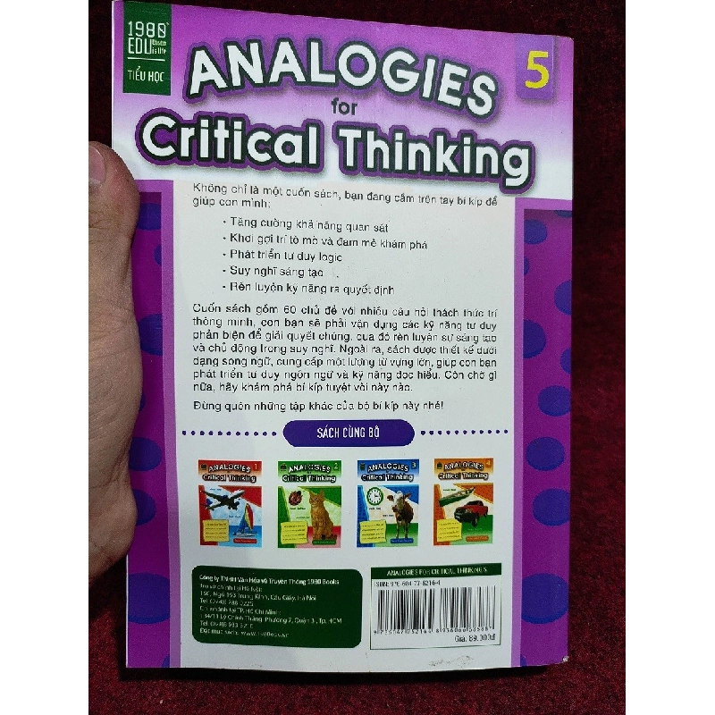 [Phiên Chợ Sách Cũ] Bộ 5 cuốn analogies for Critical thinking 2303 413581