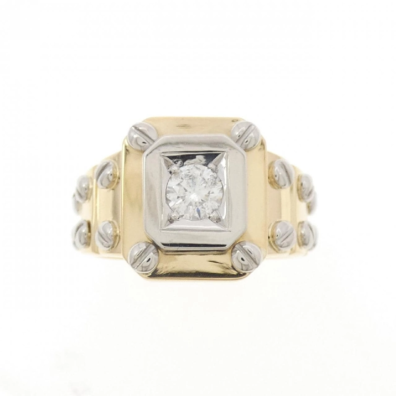 Nhẫn kim cương K18YG/PT900 0.311CT - Hàng hiệu Chính hãng 848334