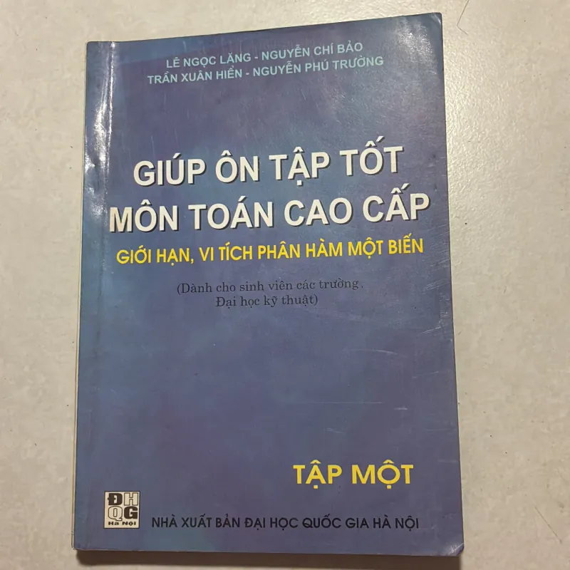 Giúp ôn tập tốt môn toán cao cấp (Tập 1) 799872