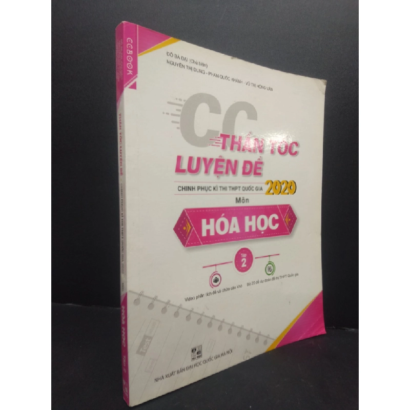 Thần tốc luyện đề Chinh phục kì thi THPT Quốc Gia 2020 môn Hóa Học tập 2 mới 90% bẩn bìa 2020 HCM2705 Đỗ Bá Đại SÁCH GIÁO TRÌNH, CHUYÊN MÔN 341619