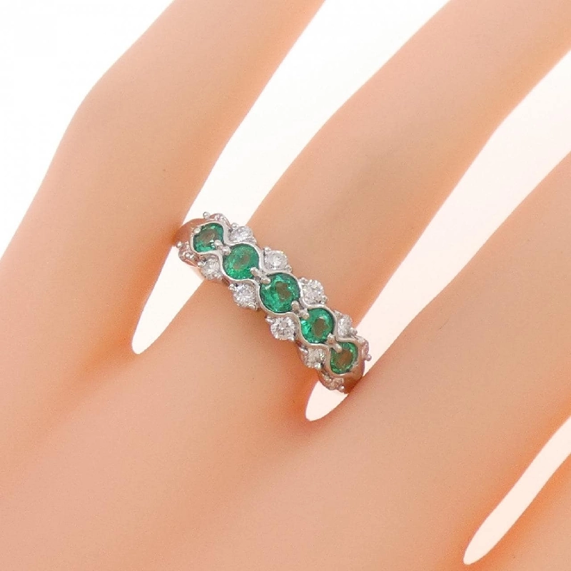 Nhẫn Emerald PT900 0.51CT - Hàng hiệu Chính hãng 850579