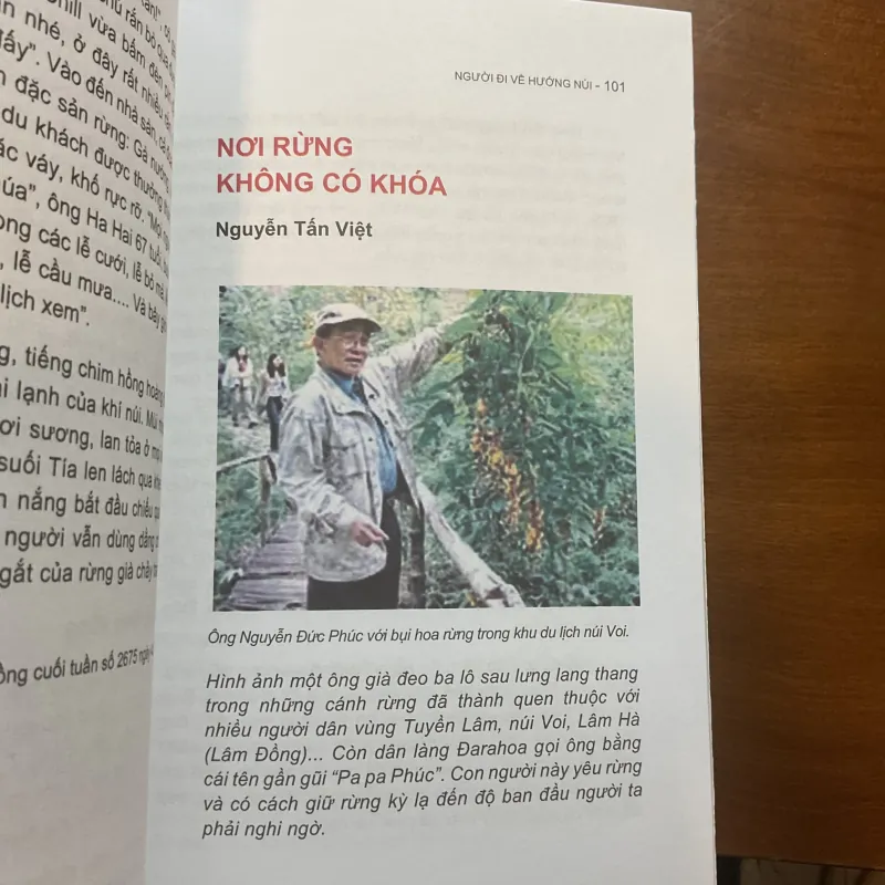 [BẢO VỆ RỪNG] Người đi về hướng núi - Trần Ngọc Trác 751321