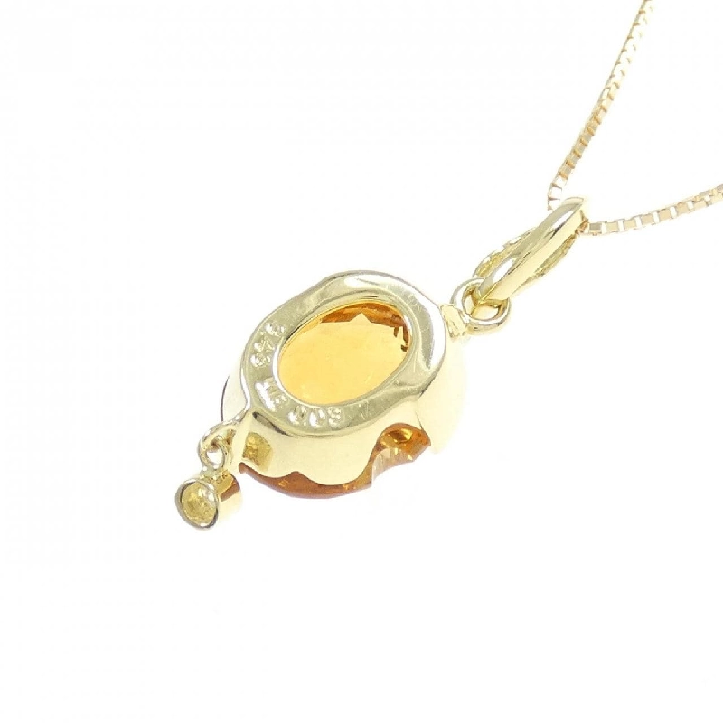 K18YG Mặt dây chuyền Citrine 3.43CT - Hàng hiệu Chính hãng 861656