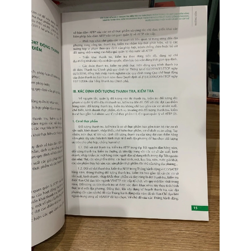 Dẫn xây dựng kế hoạch thanh tra kiểm tra an toàn thực phẩm trong các đợt cao điểm hằng năm và thanh tra kiểm tra an toàn thực phẩm theo chuyên đề nước uống đóng chai nước khoáng thiên nhiên và bếp tập thể 728867