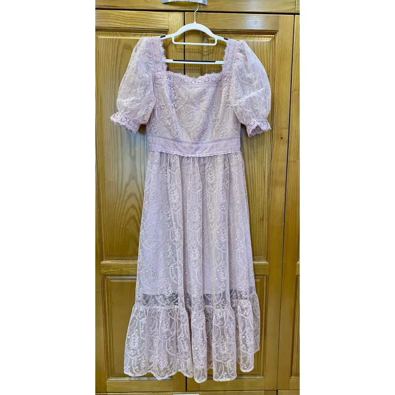 Váy đầm zen cao cấp màu tro của hoa hồng bling bling siêu yêu Size M 970878