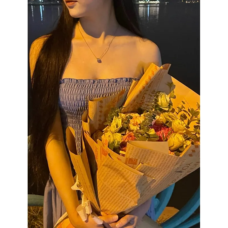 Váy/Đầm cúp ngực màu xanh biển, xoè rộng 789710