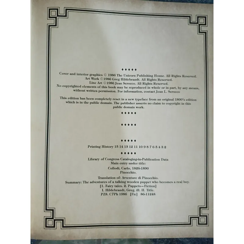 Pinocchio - Họa sĩ Gred Hildebrandt & Tác giả Carlo Collodi 726673