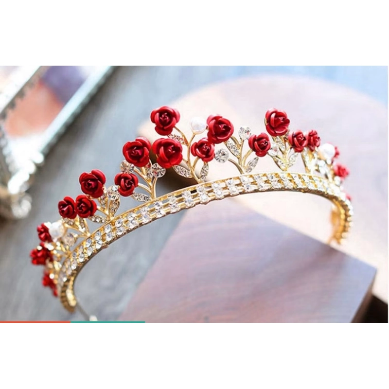 Vương miện cô dâu hình đính đá pha lê nhân tạo  462557