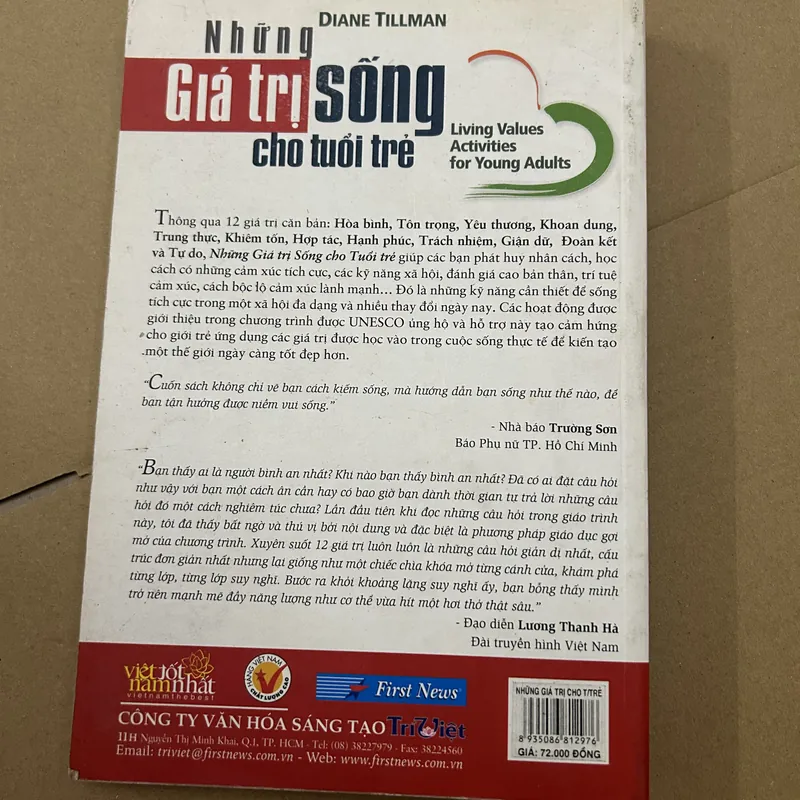 Những giá trị cuộc sống cho tuổi trẻ 569456