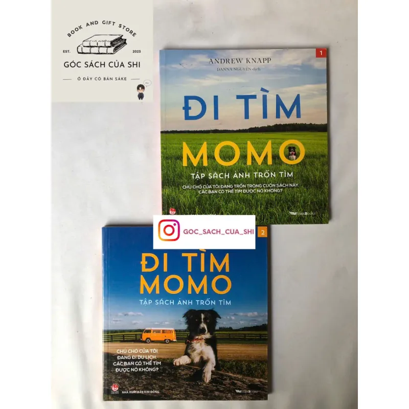 Combo Đi Tìm Momo - Tập Sách Ảnh Trốn Tìm: Tập 1 Và 2 (Bộ 2 Tập) | Andrew Knapp 758392