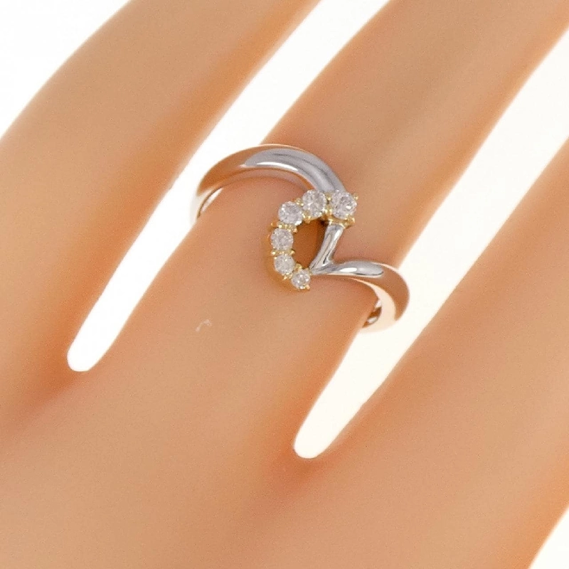 Nhẫn kim cương PT900/K18YG 0.13CT 671201