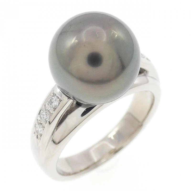 Tasaki Nhẫn Ngọc Trai Đen 10.6mm - Hàng hiệu Chính hãng 835617