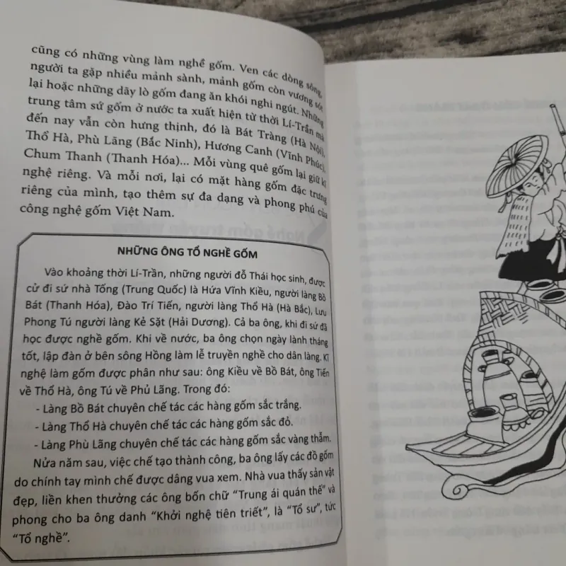 Hoa tay đất Việt. Nguồn gốc nghề thủ công truyền thống. TG Vũ Từ Trang 745517