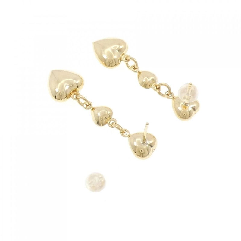 Bông tai hình trái tim 750YG/K18YG - Hàng hiệu Authentic 871119