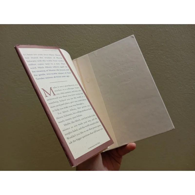 Tuesday with morrie bìa cứng, sách ngoại văn tiếng Anh english book  716993