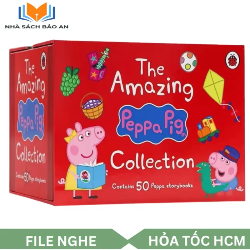 Sách - Peppa Pig hộp đỏ - Mỗi level 50 quyển - Tặng File nghe Mp3 936523