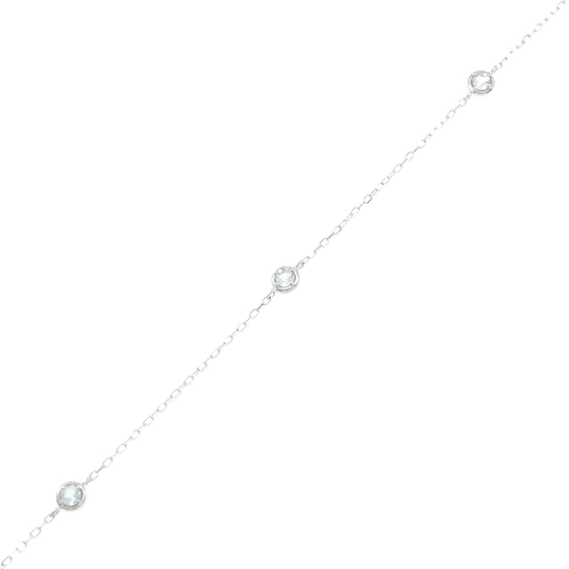 K18WG Aquamarine Bracelet - Hàng hiệu Authentic 874428