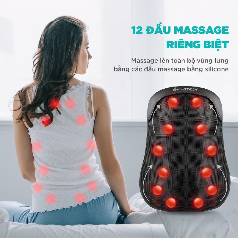 Đệm massage lưng, chân Kingtech 48649