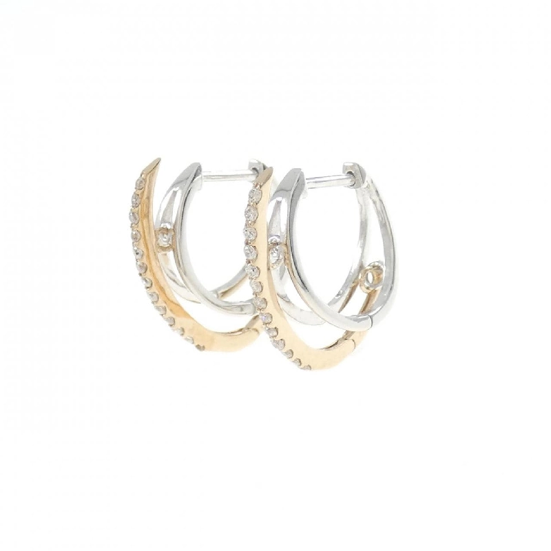 K18YG/K18WG Bông tai kim cương 0.14CT - Hàng hiệu Chính hãng 872417