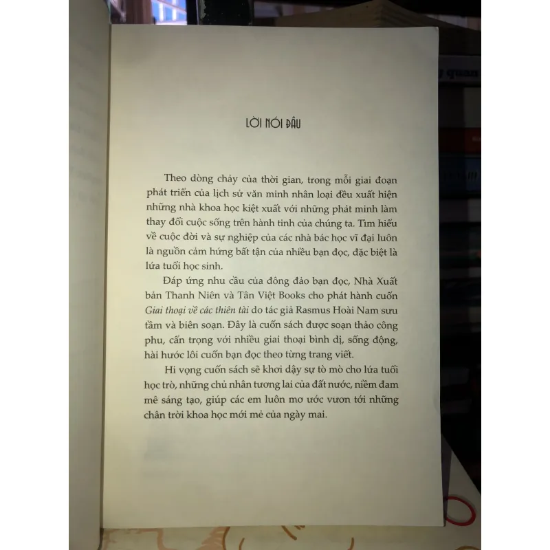 Giai thoại về các thiên tài - Hành trình khám phá tài năng - Rasmus Hoài Nam 777122
