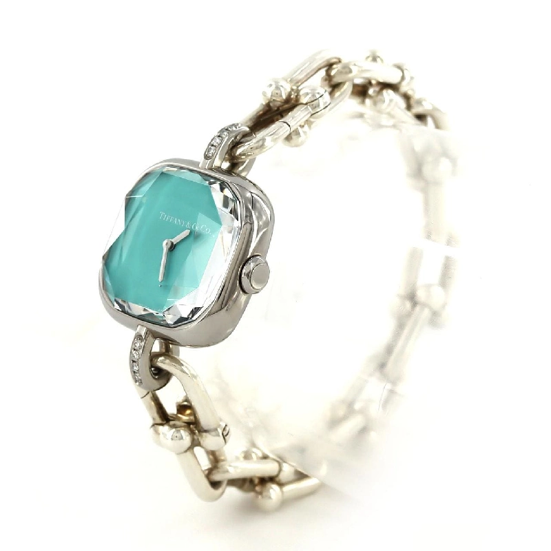 Tiffany Hardware Rug D Bracelet Size SS Quartz - Hàng hiệu Authentic 882159