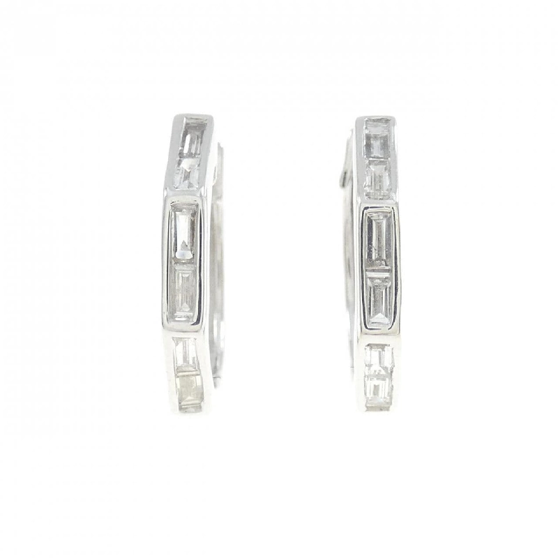 K18WG Bông tai kim cương 0.42CT - Hàng hiệu Chính hãng 870837