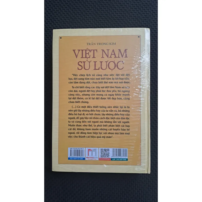 Việt Nam Sử Lược - Trần Trọng Kim (bìa cứng, new seal) 785015