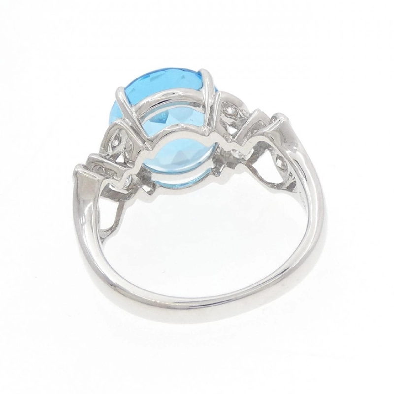 Nhẫn Blue Topaz K18WG 6.59CT - Hàng hiệu Chính hãng 853765