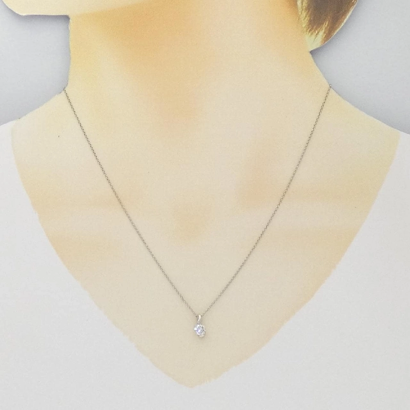 Dây chuyền kim cương PT900/PT850 0.318CT - Hàng hiệu Authentic 866712