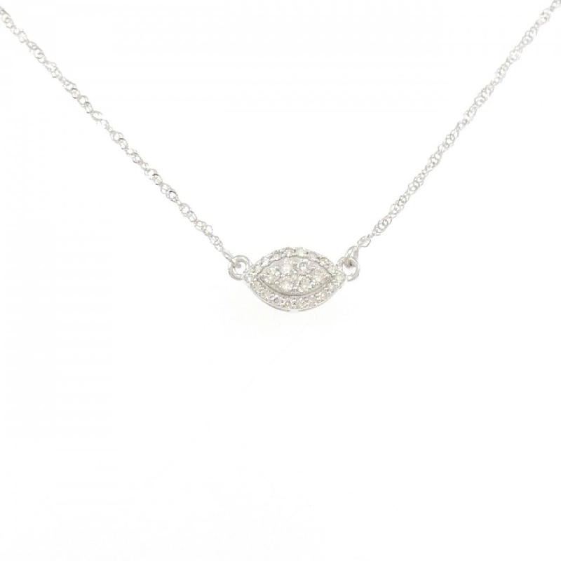 Dây chuyền kim cương 750WG 0.16CT - Hàng hiệu Chính hãng 858100