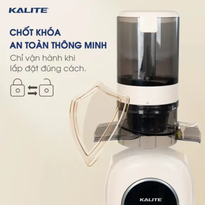 Máy ép chậm Kalite KSJ569 chính hãng ép kiệt bã 99%, không sinh nhiệt, tích hợp làm kem 573810