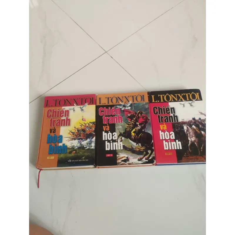 Chiến Tranh và Hòa Bình trọn bộ 3 tập in 700 cuốn 2007 999741