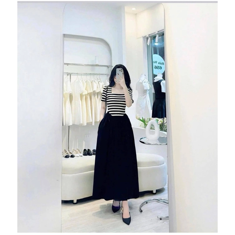 Váy dài kẻ  516445