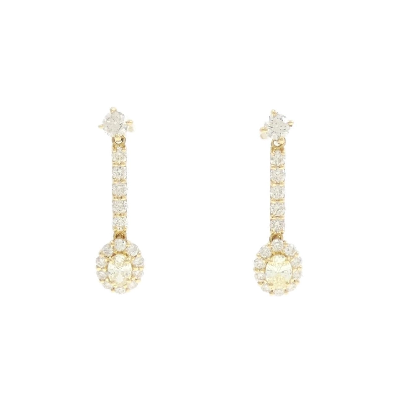 K18YG Bông tai kim cương 0.60CT - Hàng hiệu Chính hãng 870446